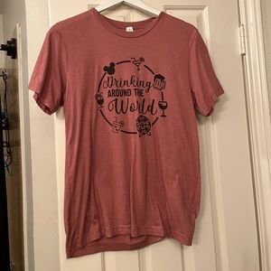 Drinking Around the World Disney Shirt